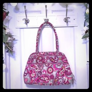 Vera Bradley Bowler Paisley meets Plaid